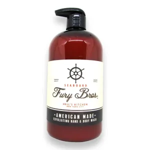 Black Series Hand & Body Wash | Seaboard | Natural Ingredients | Exfoliating Volcanic Pumice | Moisturizing Aloe Vera | Made in USA | Cruelty-Free | Microbead Free | 16 oz
