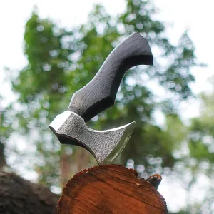 Black SPORTSMAN'S Custom Made Tomahawk Viking Axe,Hatchet,Throwing Axes,Hand Axe,Gifts for him,Wood Working Tool,Viking Gifts for Men,Camping Hatchet,Tomahawk,Bearded Axe