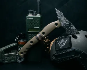 Bleeding Heart Hawk- OD Green G10, Black G10 and Copper Pin Striping, Black with Copper Web Tru-stone and OD Green G10 Split, Allen Bolts, Contoured Grip
