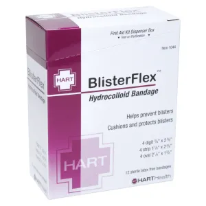 BlisterFlex Hydrocolloid Bandages Assorted (12/Bx)