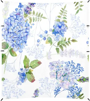 Blue Hydrangea Lavender Beach Tent Camping Sun Shelters Portable Outdoor Canopy Sun Shade for Camping Trips Fishing Backyard Fun or Picnics Easy Setup with Carrying Bag