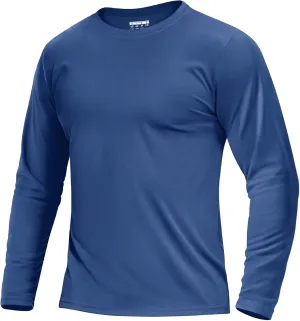 Boladeci Men's UPF 80  Sun Shirts Long Sleeve Lightweight UV Protection SPF Shirts Rash Guard Swim T-Shirts