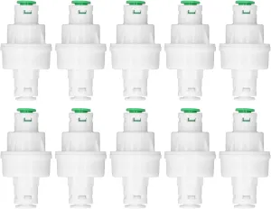BORDSTRACT 10PCS Reducing Valve, Water Purifier Reducing Valve, Pressure Regulator PP DN8 Fitting for Replacement, Water Pressure Regulator Good Sealing