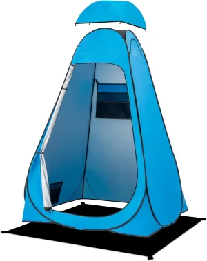 BRIAN & DANY Pop Up Shower Tent, Portable Privacy Camping Changing Tent, Camp Toilet Bathroom Pod with Rain Shelter & Windows, UPF 50  & Waterproof, 47.2" x 47.2" x 74.8"