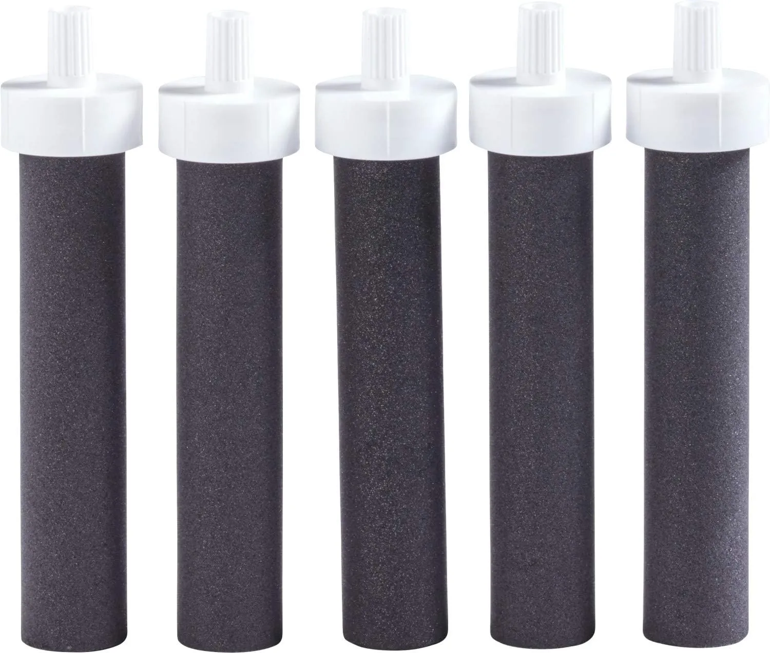 Brita Water Bottle Replacement Water Bottle Filters, Black, 5 Count