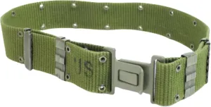 BTC Bryburn Trading Co Pty Ltd Est. 1974 Equipment Pistol Belt, US Army ALICE LC-2, Olive Drab With Plastic Quick Release Buckle - Original US Army Issue