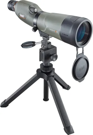 Bushnell Trophy Xtreme 20-60x65 Spotting Scope with Compact Tripod   Lens Cleaning Kit