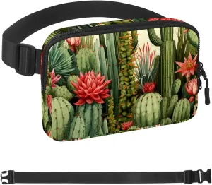 Cactus Plant-1154 Belt Bag for Men and Women Fanny Pack,Belt Bag with Adjustable Strap,Fashion Crossbody Everywhere Belt Bag for Travel Outdoors Running Hiking