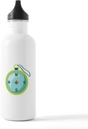 CafePress Hiking Compass Water Bottle 1.0L (34 oz) Stainless Steel Water Bottle