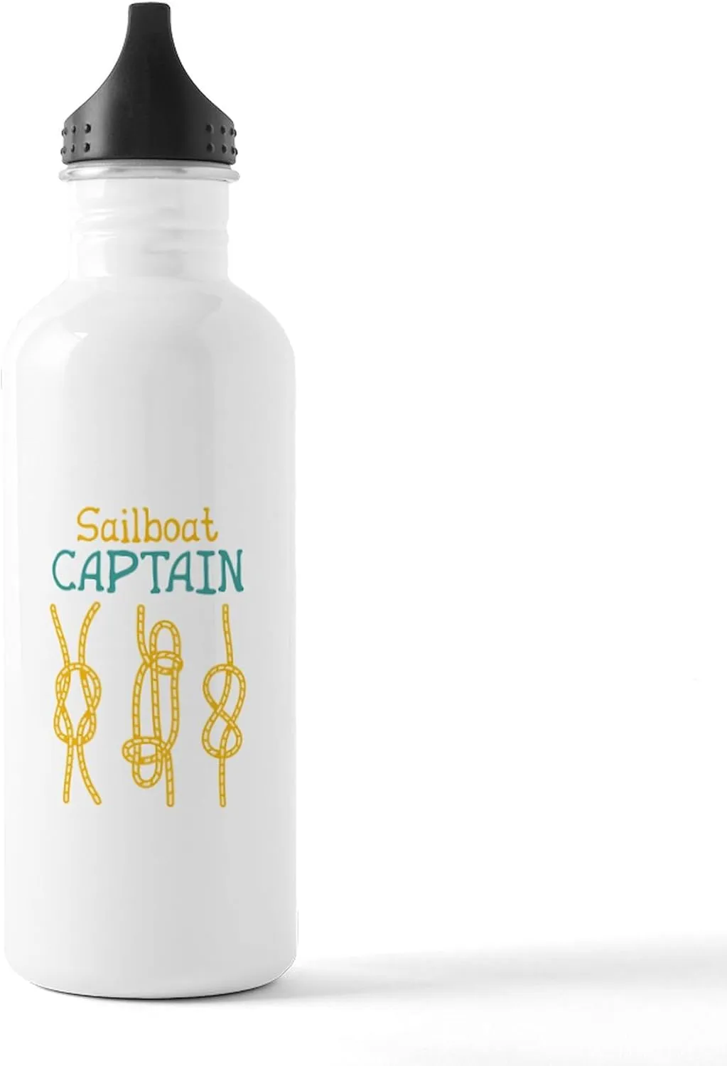 CafePress Sailboat CAPTAIN Water Bottle 1.0L (34 oz) Stainless Steel Water Bottle