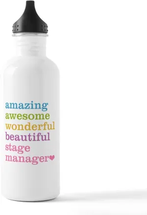 CafePress Stage Manager Stainless Water Bottle 1 1.0L (34 oz) Stainless Steel Water Bottle