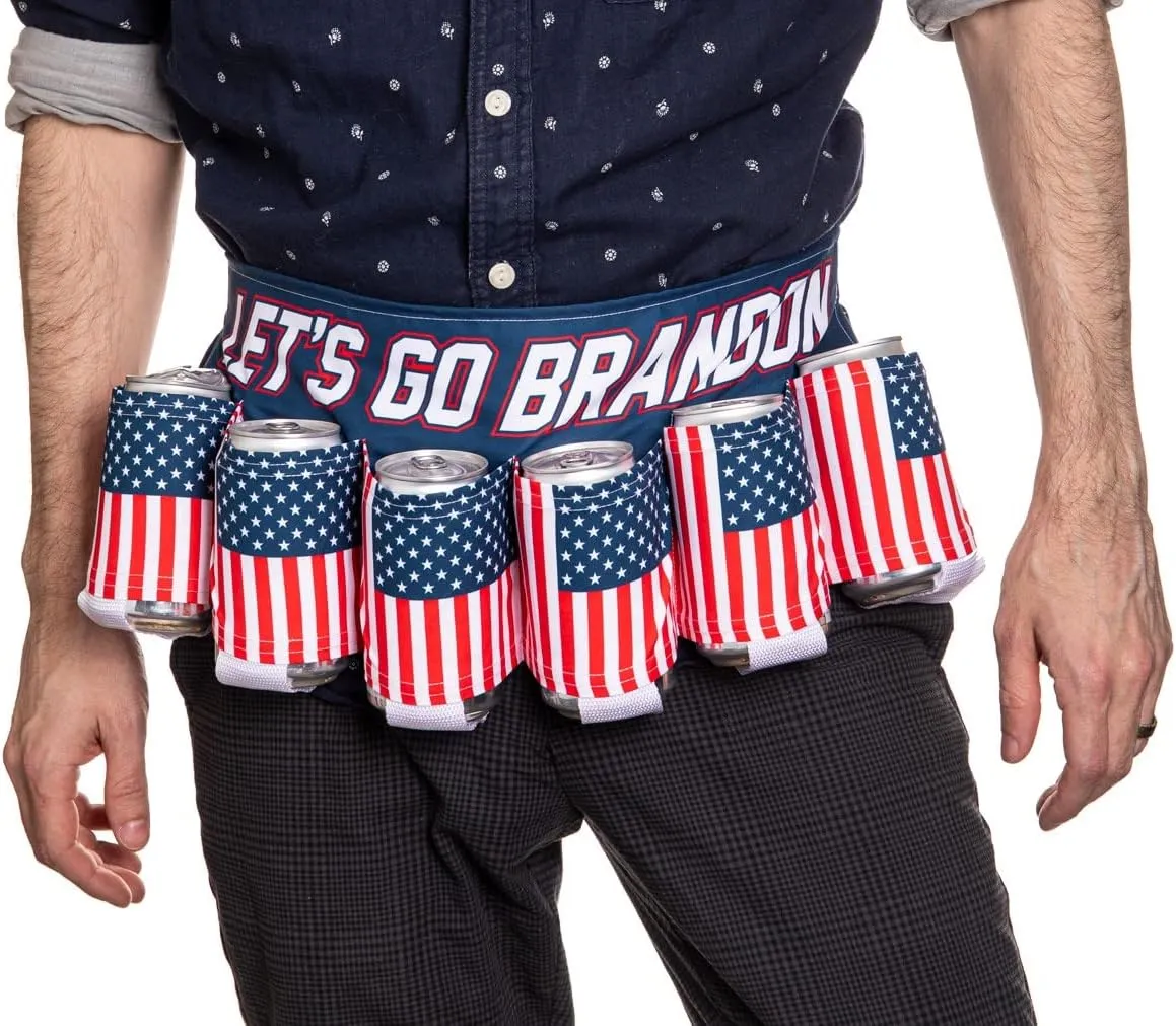 Calhoun Unisex Themed Fourth of July USA Americana Patriotic Beverage Beer Belt