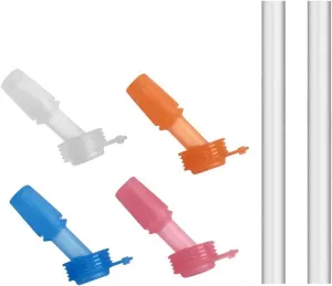 CamelBak eddy  Kids 4-pack, Bite Valve & Straws, Multi Color
