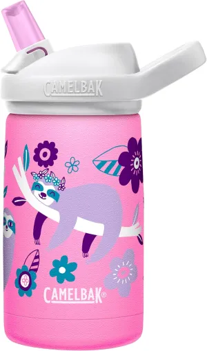 CamelBak Eddy  Kids Bite Valve Straw Insulated Stainless Steel Water Bottle 12oz