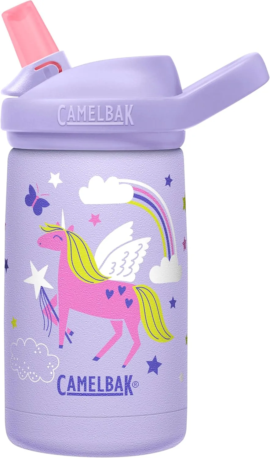 CamelBak Eddy  Kids Bite Valve Straw Insulated Stainless Steel Water Bottle 12oz
