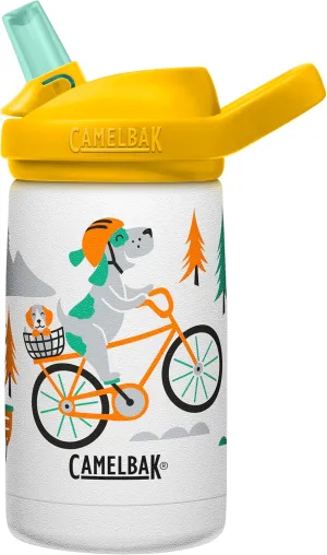 CamelBak Eddy  Kids Bite Valve Straw Insulated Stainless Steel Water Bottle 12oz
