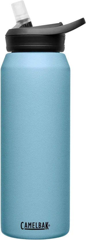 CamelBak eddy  Water Bottle with Straw 32oz - Insulated Stainless Steel, Dusk Blue