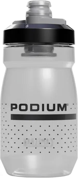 CamelBak Podium 15oz Bike Water Bottle - Easy Squeeze Bottle - Fits Most Bike Cages, Carbon