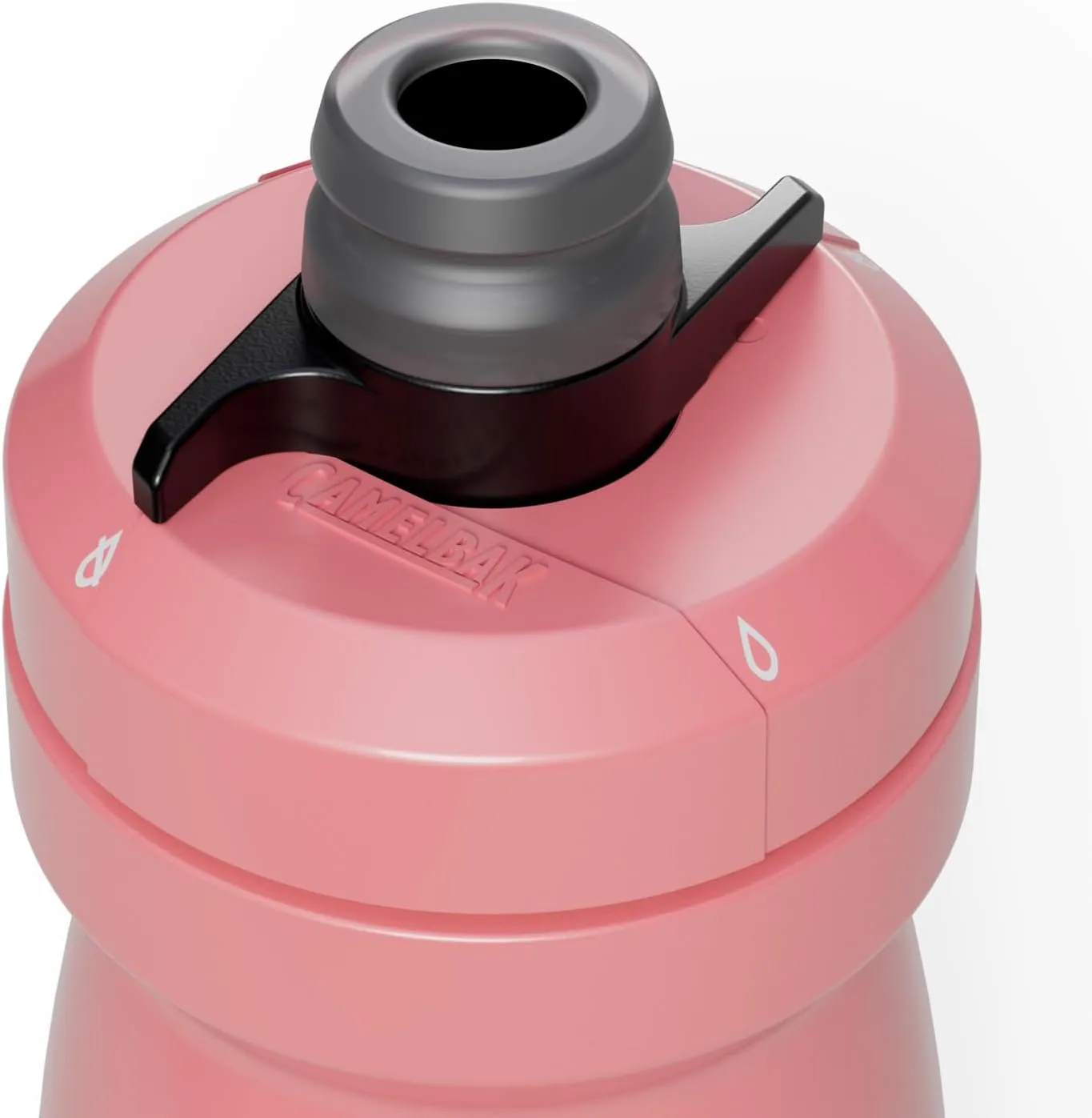CamelBak Podium 21oz Bike Water Bottle - Easy Squeeze Bottle - Fits Most Bike Cages, Coral Sunset