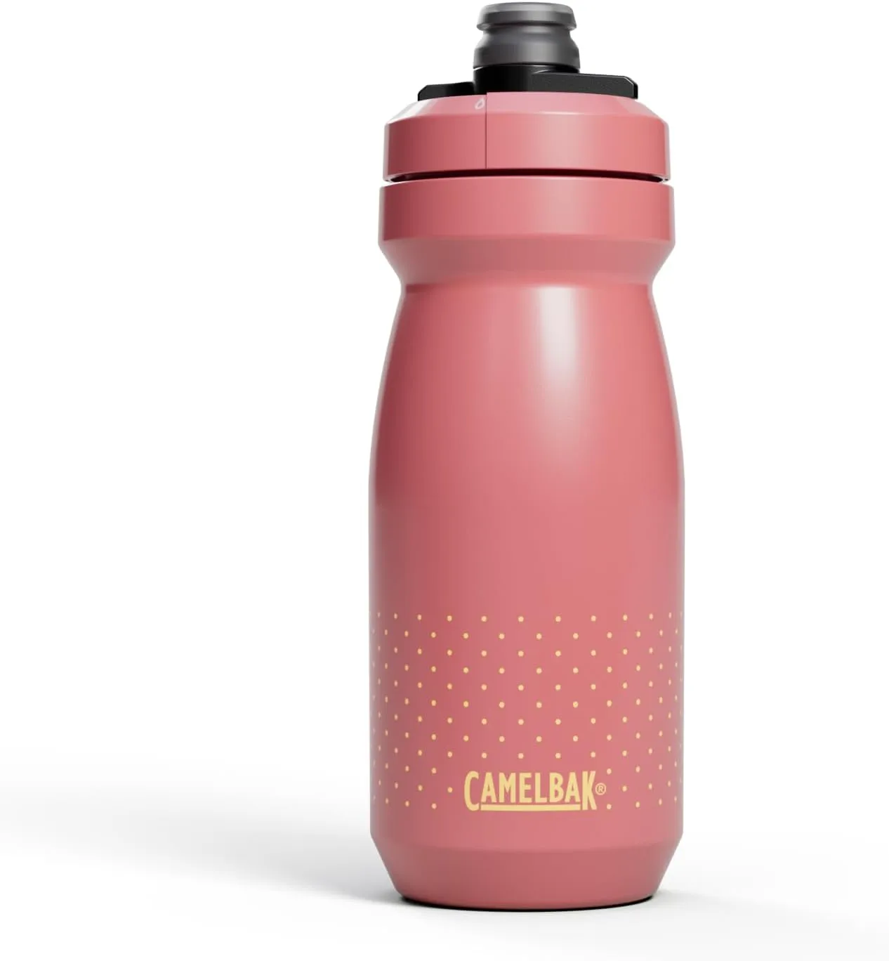 CamelBak Podium 21oz Bike Water Bottle - Easy Squeeze Bottle - Fits Most Bike Cages, Coral Sunset