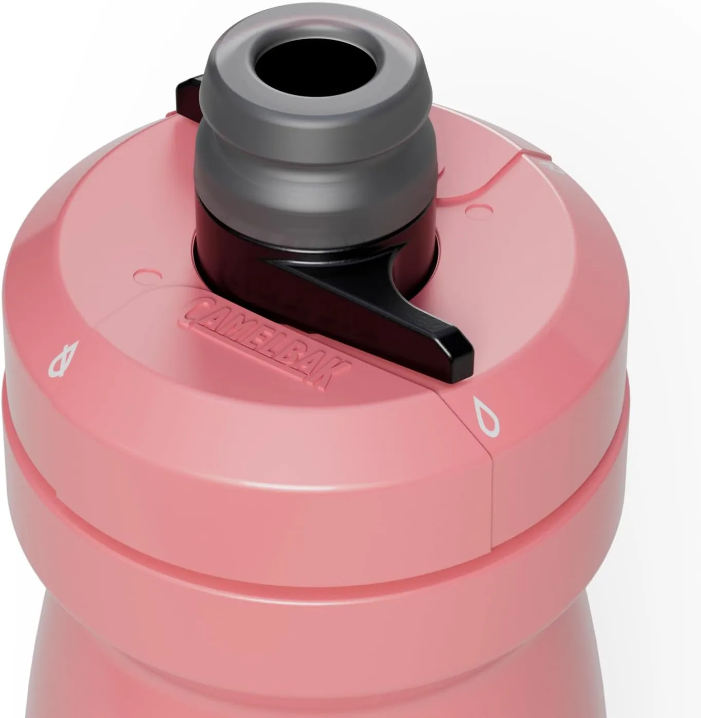 CamelBak Podium 21oz Bike Water Bottle - Easy Squeeze Bottle - Fits Most Bike Cages, Coral Sunset