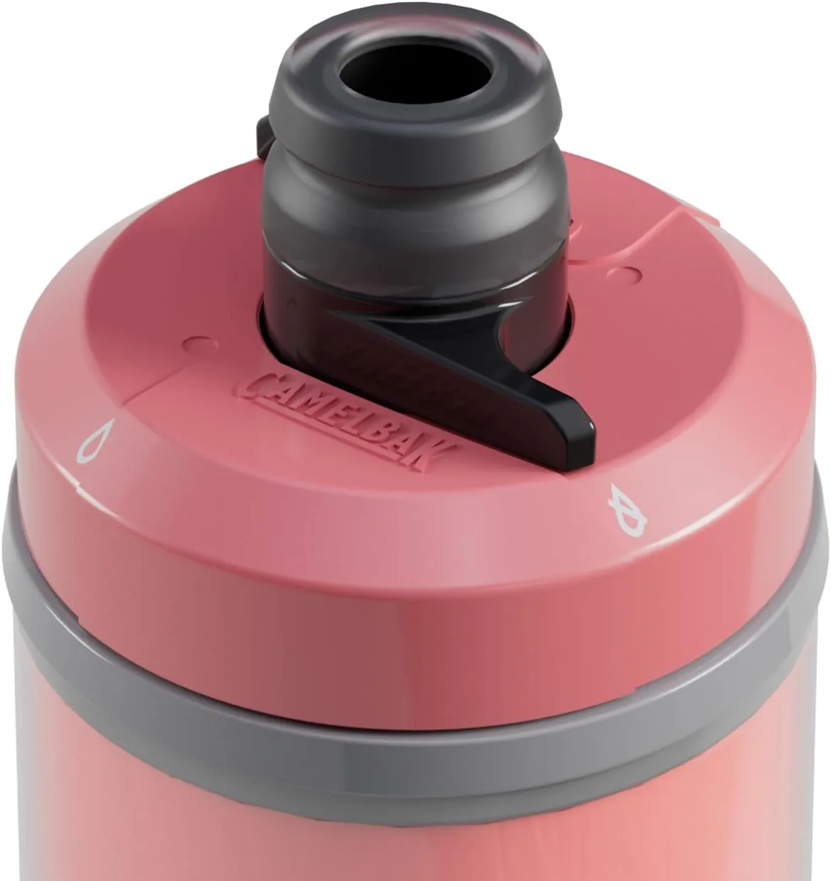 CamelBak Podium Chill Insulated 24oz Bike Water Bottle - Easy Squeeze Bottle - Fits Most Bike Cages, Coral Sunset