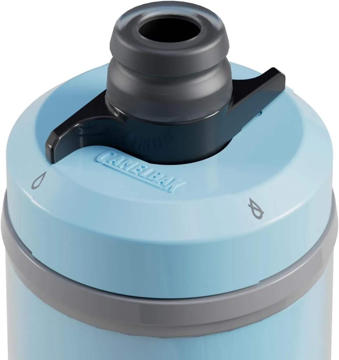 CamelBak Podium Chill Insulated 24oz Bike Water Bottle - Easy Squeeze Bottle - Fits Most Bike Cages, Crystal Blue