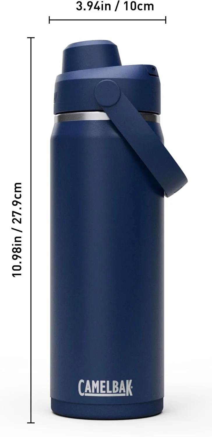 CamelBak Thrive Chug Water Bottle 20oz - Insulated Stainless Steel, Navy