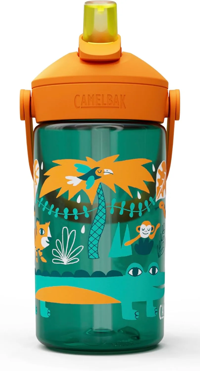 CamelBak Thrive Flip Straw Kids Bite Valve Tritan Renew Water Bottle 14oz