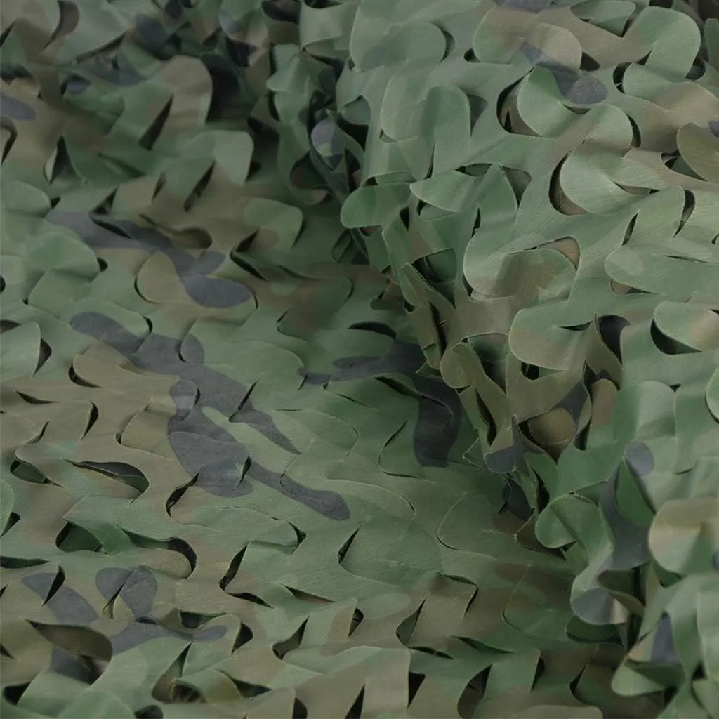Camouflage Net UV Resistant Shade Sunscreen Woodland Camo Netting for Camping Military Hunting Shooting Blind