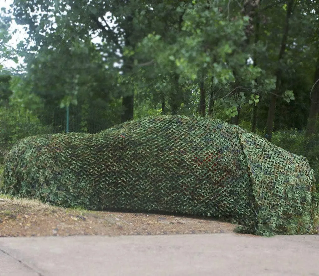 Camouflage Net UV Resistant Shade Sunscreen Woodland Camo Netting for Camping Military Hunting Shooting Blind
