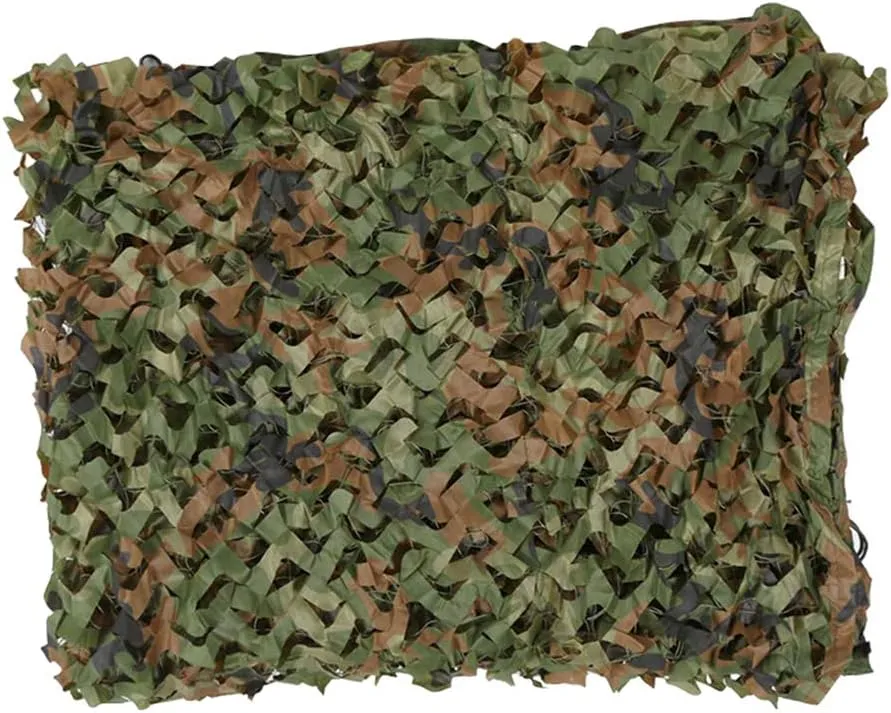 Camouflage Netting Mesh UV Resistant Reinforced Camo Net Army Blinds for Sunshade Camping Shooting Hunting Party Decoration