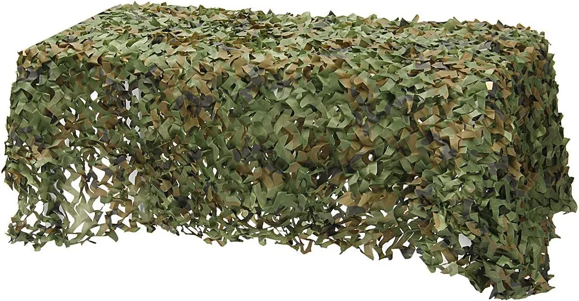Camouflage Netting Mesh UV Resistant Reinforced Camo Net Army Blinds for Sunshade Camping Shooting Hunting Party Decoration