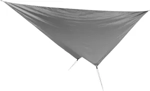 Camping Canopy, Polyester Cloth Camping Tarp with High Performance Camping Tarp for Beach Shade (Gray)