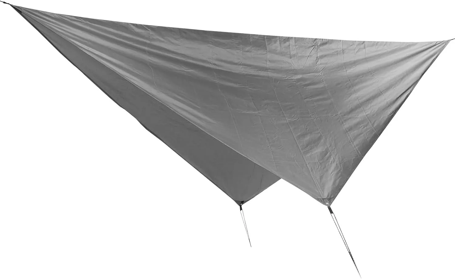 Camping Canopy, Polyester Cloth Camping Tarp with High Performance Camping Tarp for Beach Shade (Gray)