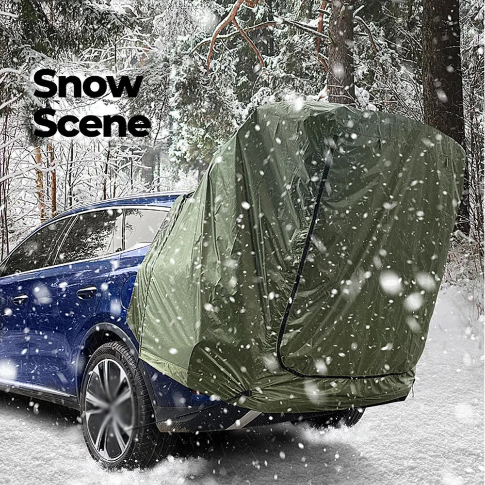 Camping Car Rear Tent – Outdoor Car Trunk Extension with Canopy With Sunshine-Proof