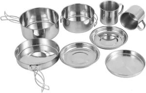 Camping Cookware Set Portable Picnic Cooking Pot Camping Gear for Outdoor Activities