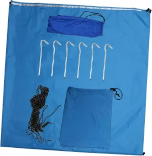 Camping Shelter Tent Rain Fly Polyester Sun Shelter Tarp 50% Uv Protection Compact and Portable