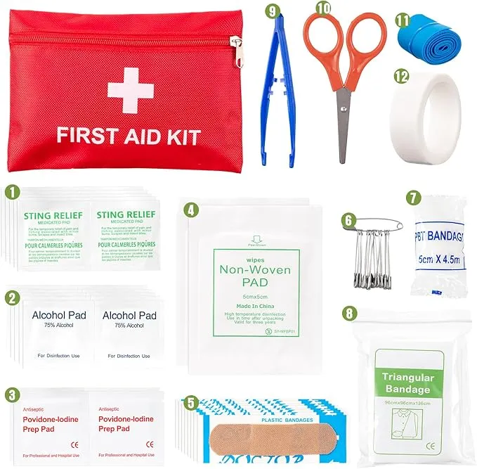 Camping Survival Kit 250Pcs Essential Emergency Gear for Outdoor Adventure, Hiking, Hunting Including Survival Gear, Emergency Supplies Ideal for Disaster Preparedness