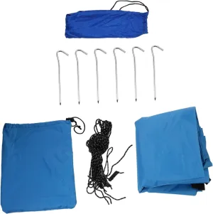 Camping Tarp Canopy Shelter Ultra-Light Portable Rain Fly for Hiking Picnic Mat and Outdoor Activities Uv and Easy Setup for People