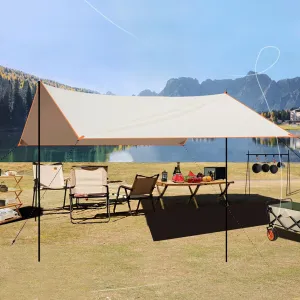 Camping Tarp, Lightweight Car Awning Sunshade, Beach Tent Sun Shelter, Shade Sail for Outdoor,Traveling, Hilking (Size : B)