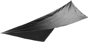 Camping Tarp, Multifunctional Camping Canopy Quadrangle for Camping for Beach (Black)