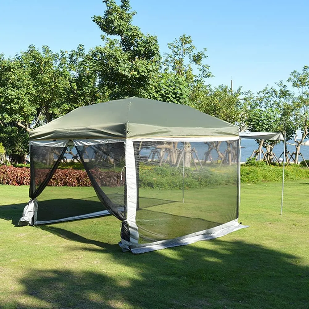 Camping Tent 8-10 Persons Lightweight Family Camping Tent Uv Resistant Outdoor Folding Tent, Easy to Install, army green