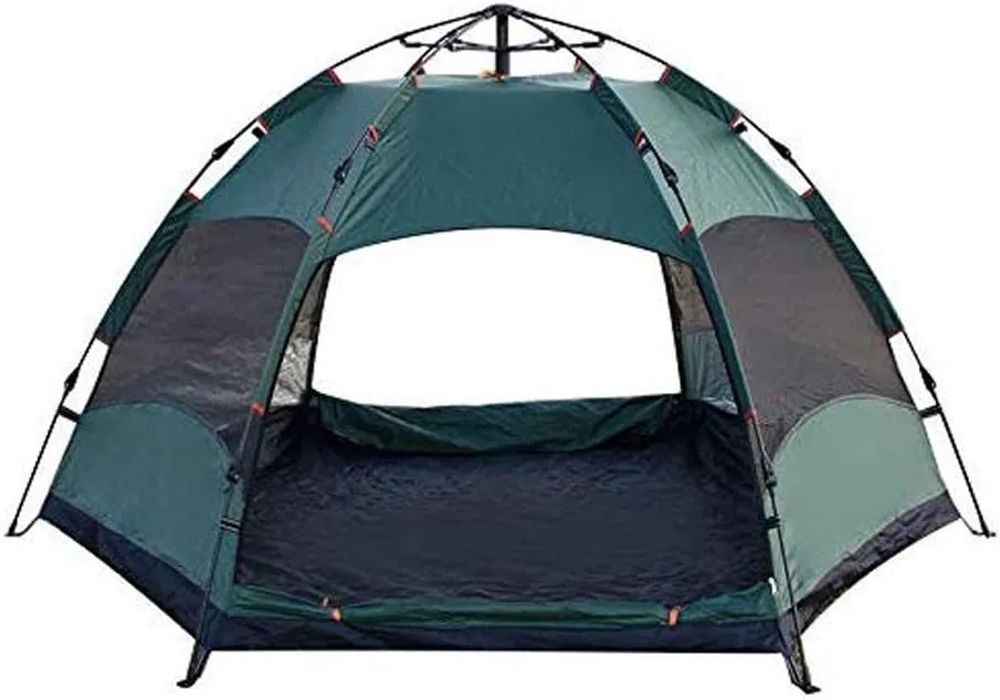 Camping Tent, Fast Pop-up Double-Layer Dome for Family, Picnic Fishing