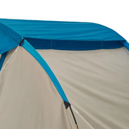 Camping tent with poles - arpenaz 4 - 4 person - 1 bedroom