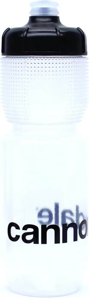 Cannondale Gripper Water Bottle Logo Clear w/Black 750ml/25oz CP5102U1075