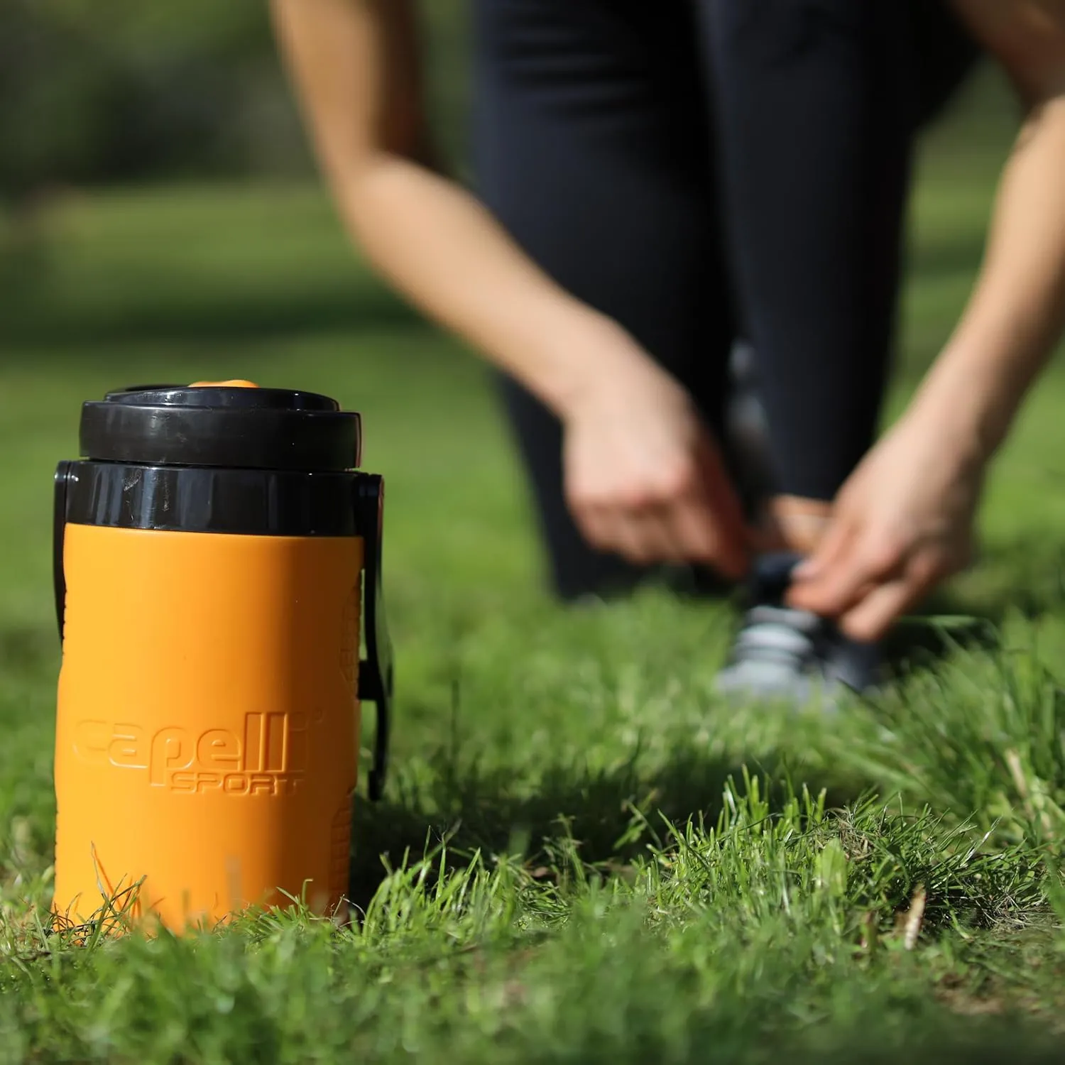 Capelli Sport Water Bottle Jug, Insulated Half Gallon Sports Water Jug with Carry Handle, 64 oz