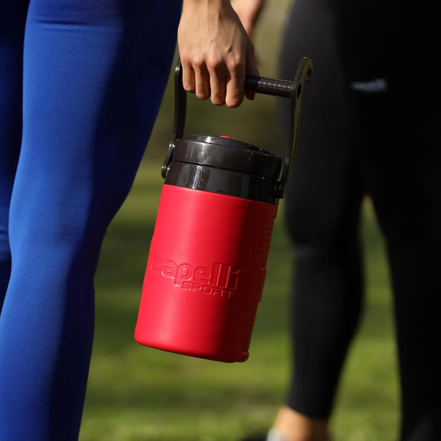 Capelli Sport Water Bottle Jug, Insulated Half Gallon Sports Water Jug with Carry Handle, 64 oz