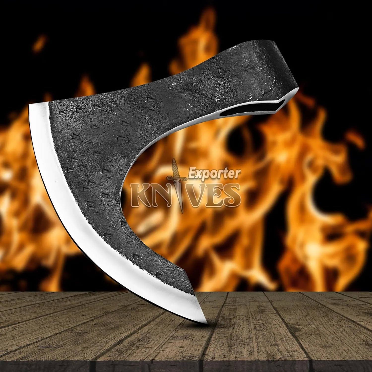 Carbon Steel Bearded Camping Viking Axe Head/Hatchet Head CSH-15 (CSH-15)