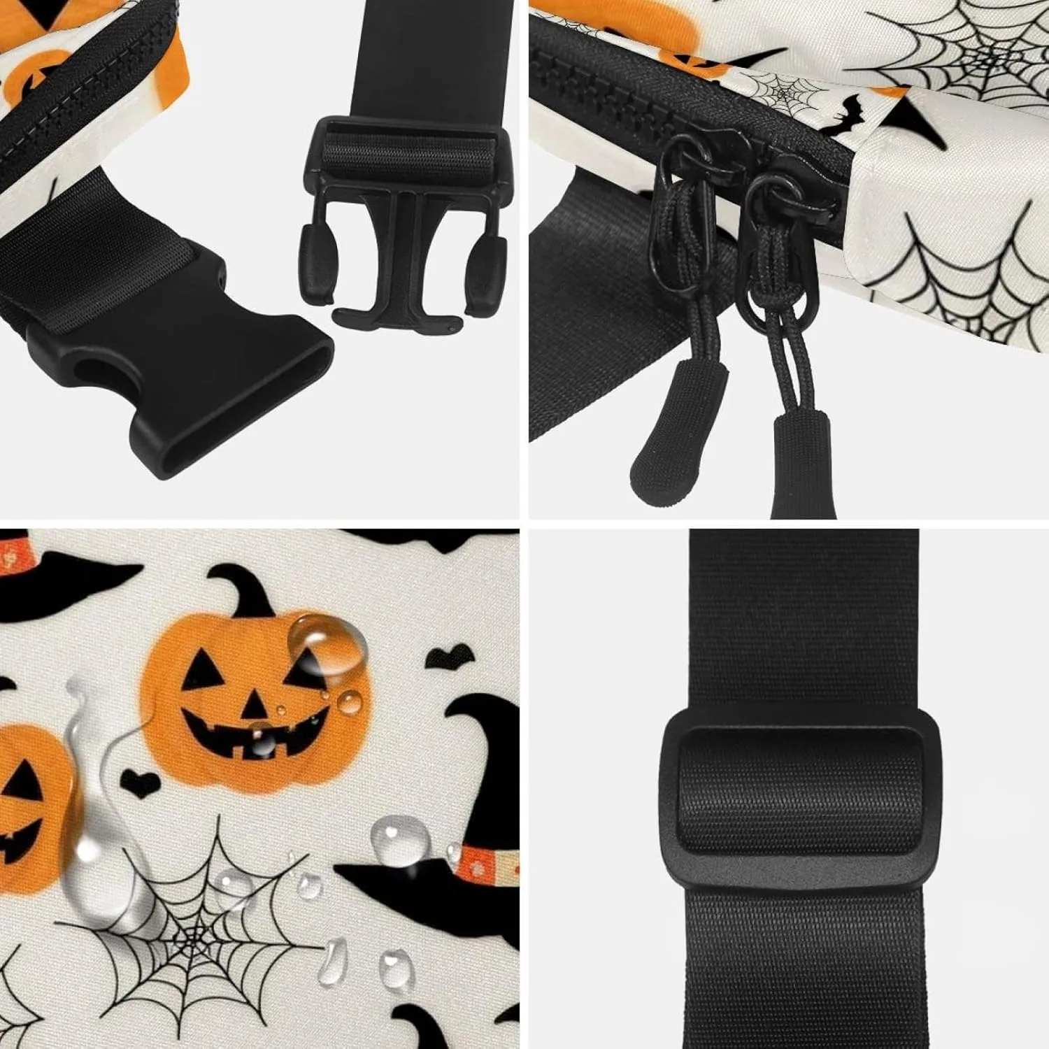 Cartoon Halloween-389 Belt Bag for Men and Women Fanny Pack,Belt Bag with Adjustable Strap,Fashion Crossbody Everywhere Belt Bag for Travel Outdoors Running Hiking
